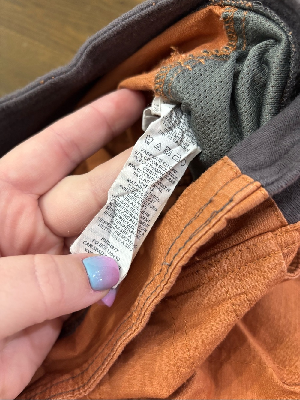 Prana Women’s Burnt Orange Straight Leg Climbing Pants - Picture 4 of 7